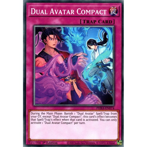 Tcg phra en074 c dual - yu-gi-oh, phra-en074